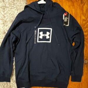 New Under Armour Men's Navy Hoodie